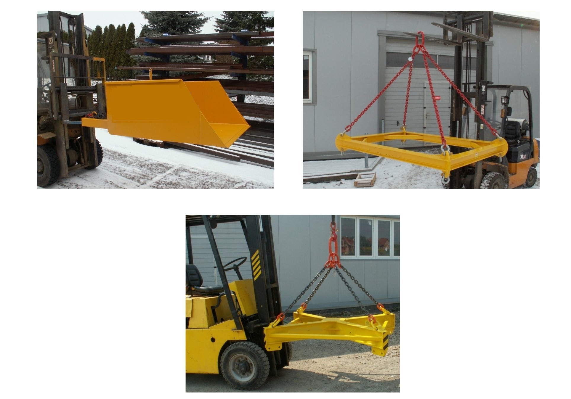 Truckåg til gaffeltruck, anhugning med kroge, svirvellastekrog. Ergonomisk sikkerhed